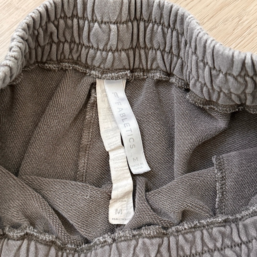 Fabletics Seamless Ribbed Bra + Lounge Shorts Set - image 5